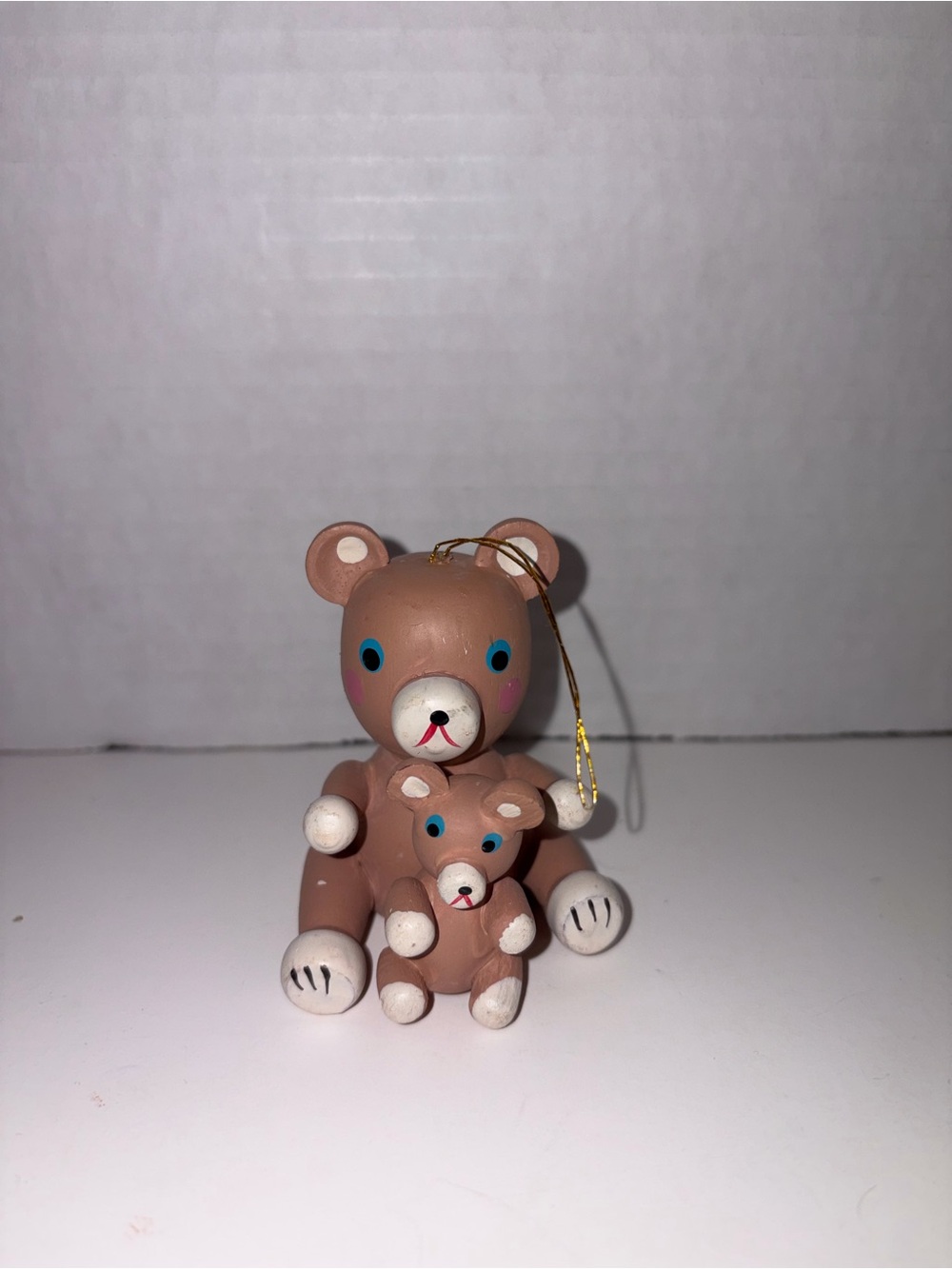 Russ Big and Little Teddy Bears Christmas Ornament